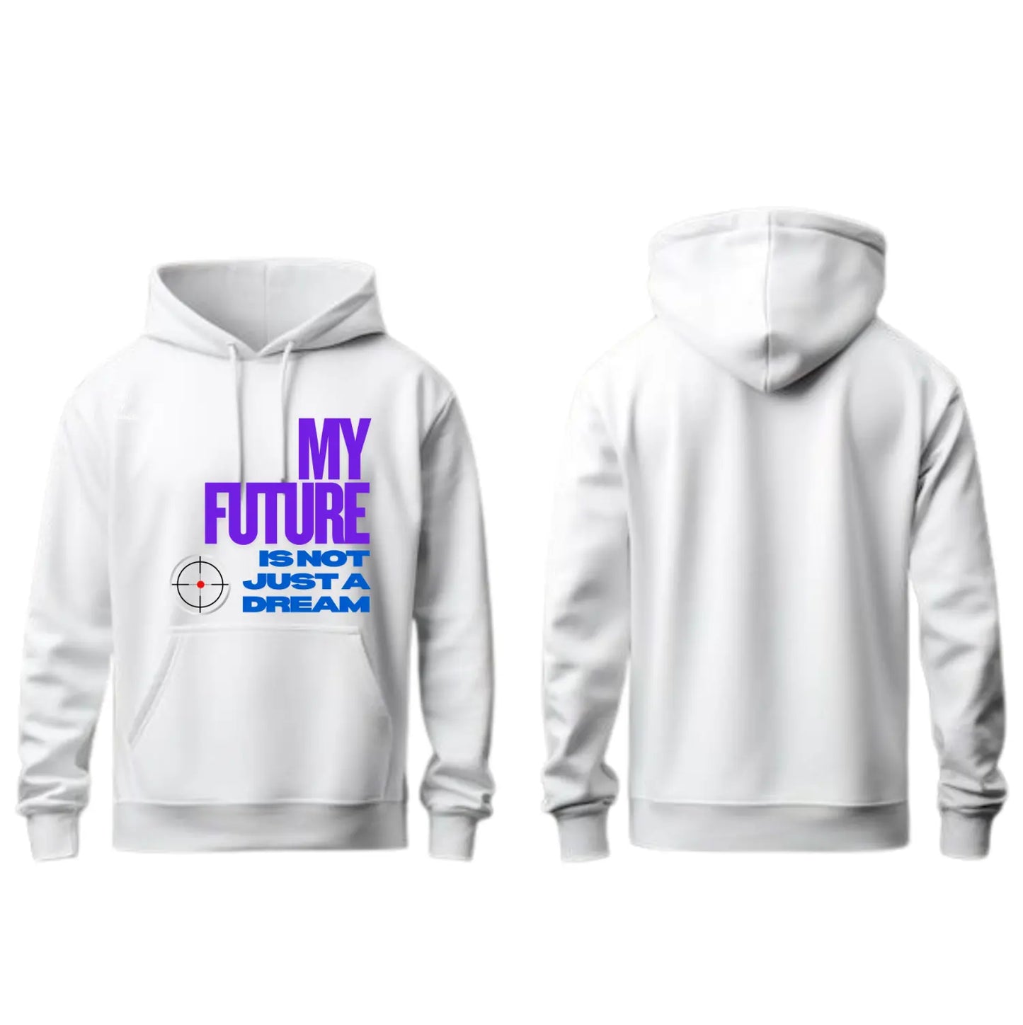 Premium Cotton Custom Hoodie Unisex Black & White