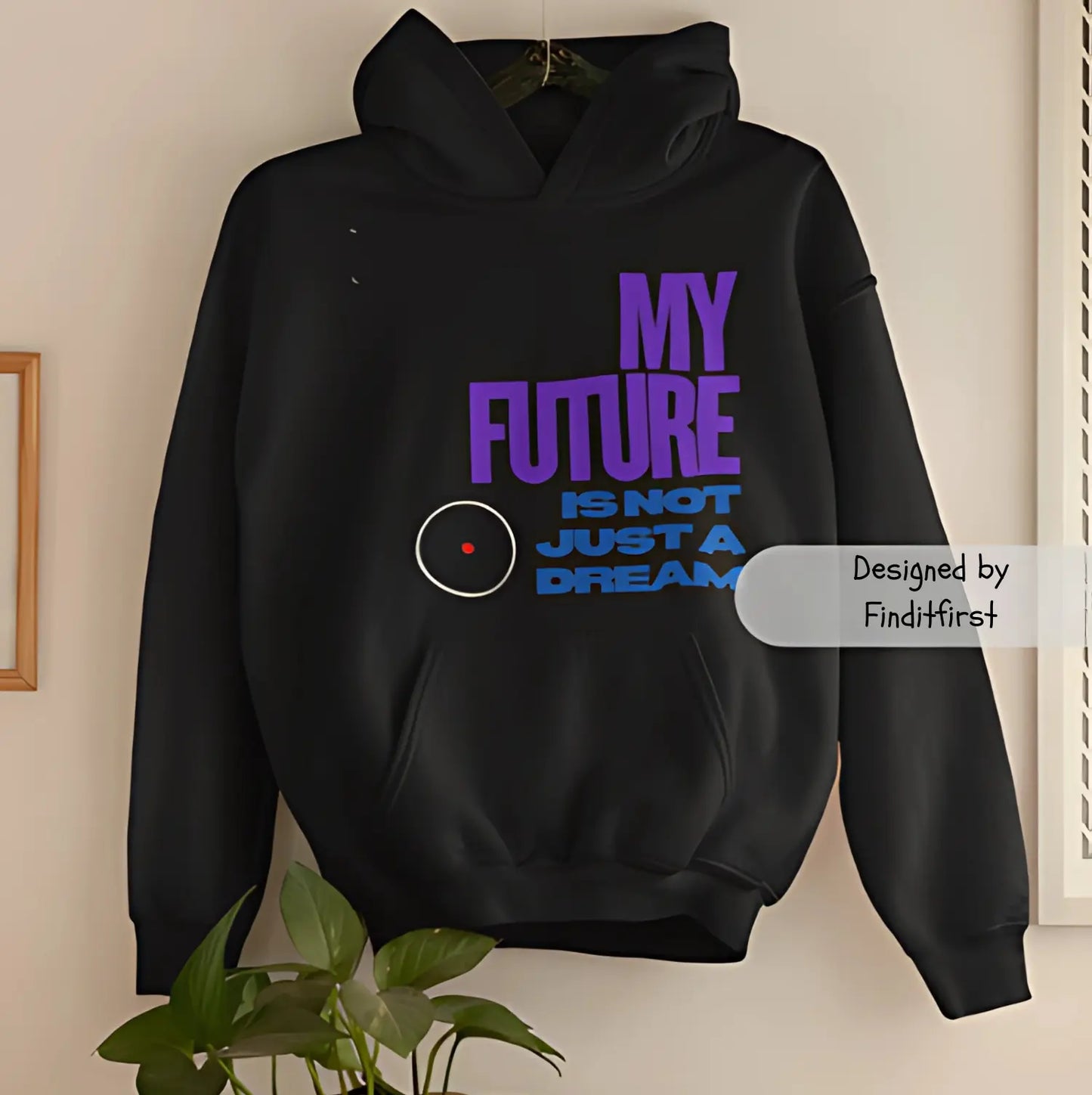 Premium Cotton Custom Hoodie Unisex Black & White