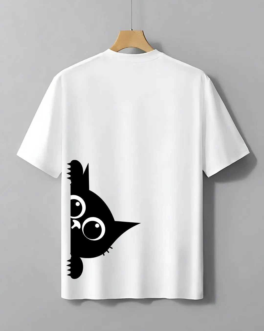 Cute Cat Scratch Streetwear T-Shirt