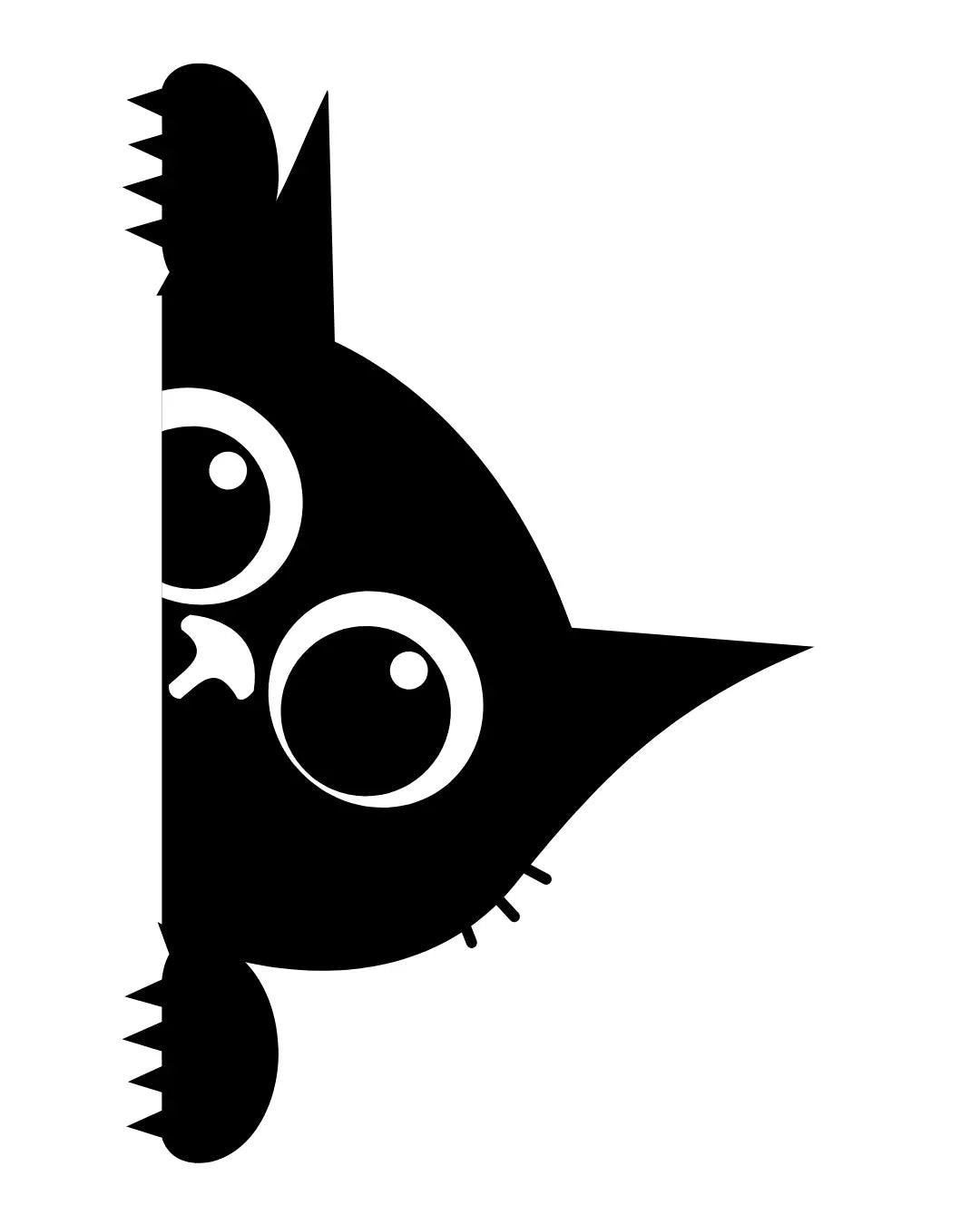 Cute Cat Scratch Streetwear T-Shirt