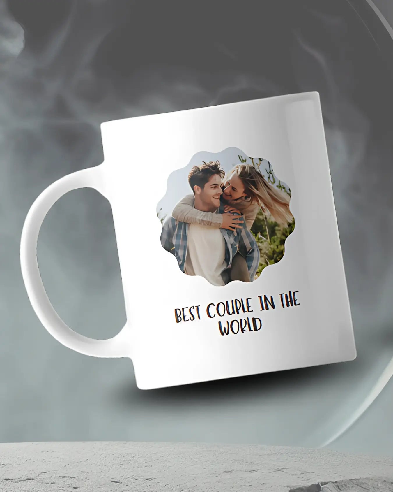 Best Couple in the World – Personalized Photo Mug