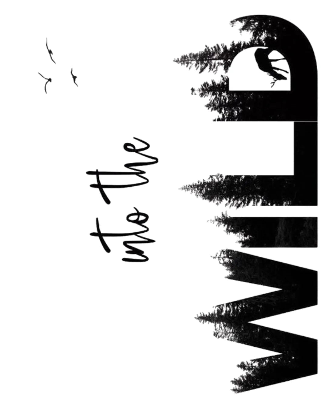Into The Wild Streetwear T-Shirt Oversized & Regular Fit