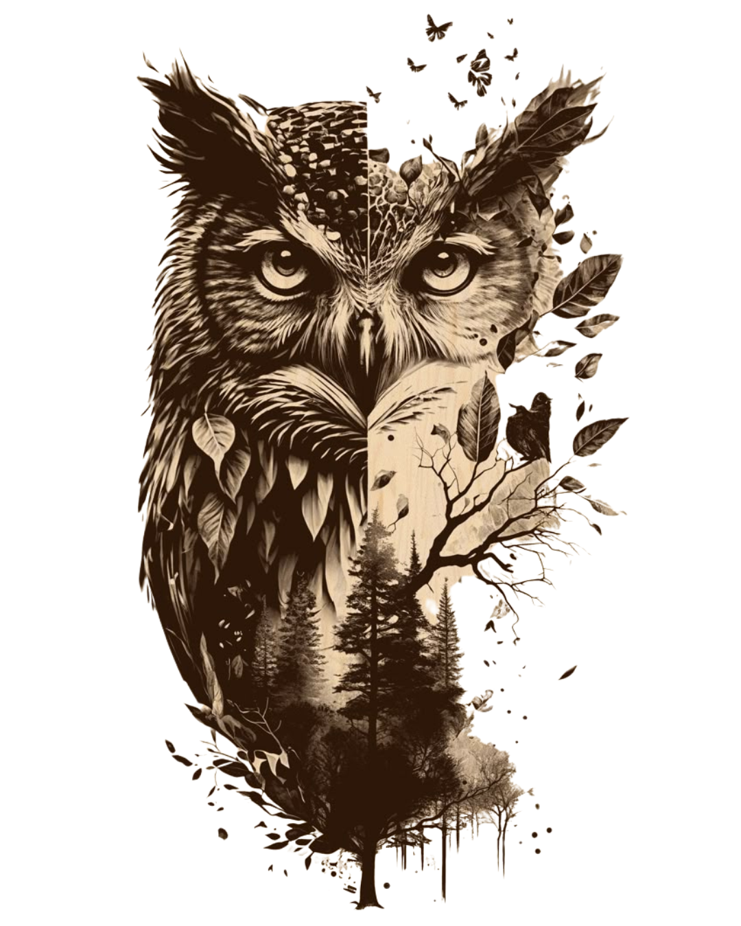 Owl Wisdom Streetwear T-Shirt
