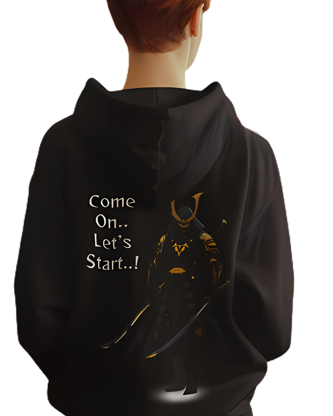 Custom Samurai Warrior Hoodie For Men
