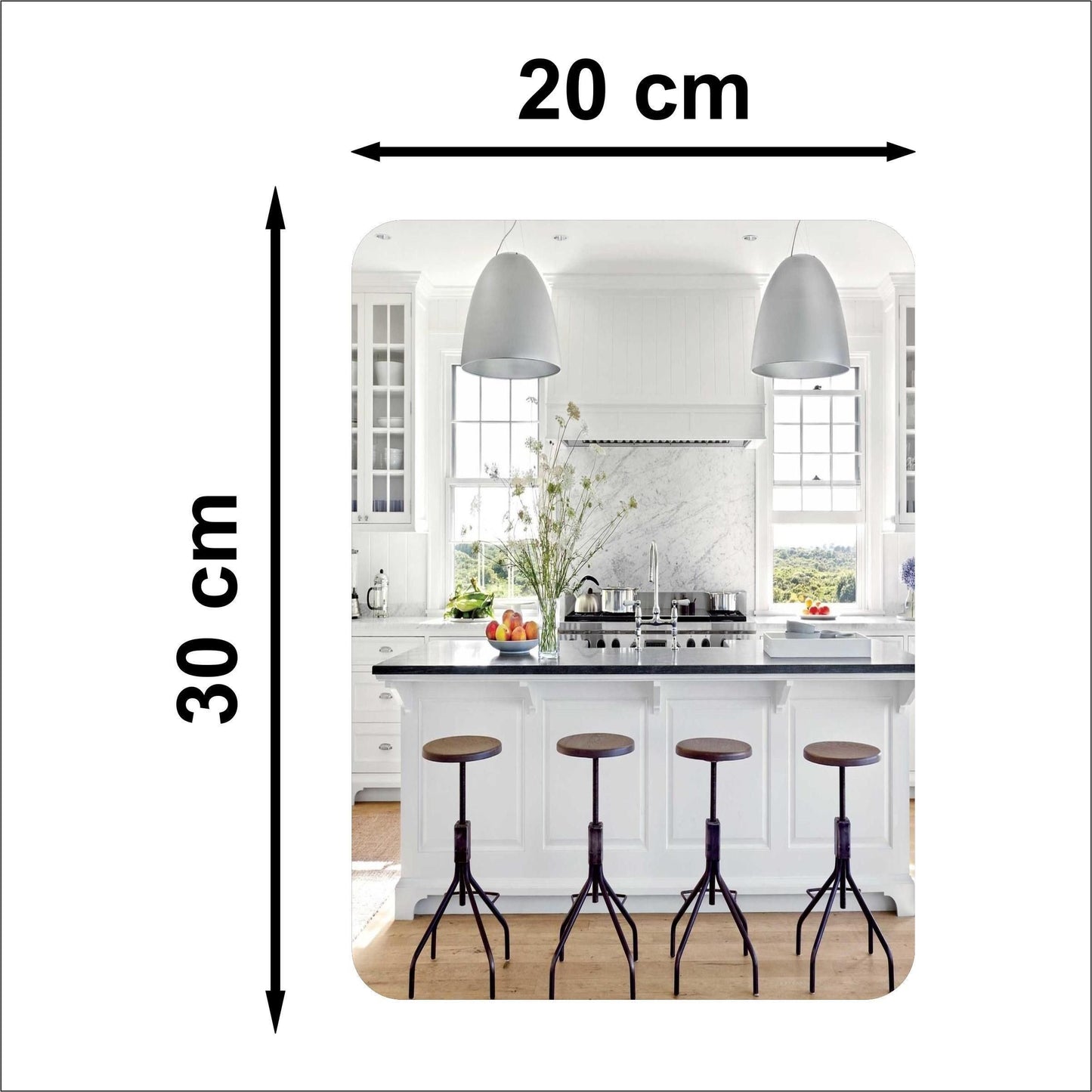 Elegant Combo of Oval & Square Shaped Mirrors (Pack of 2)