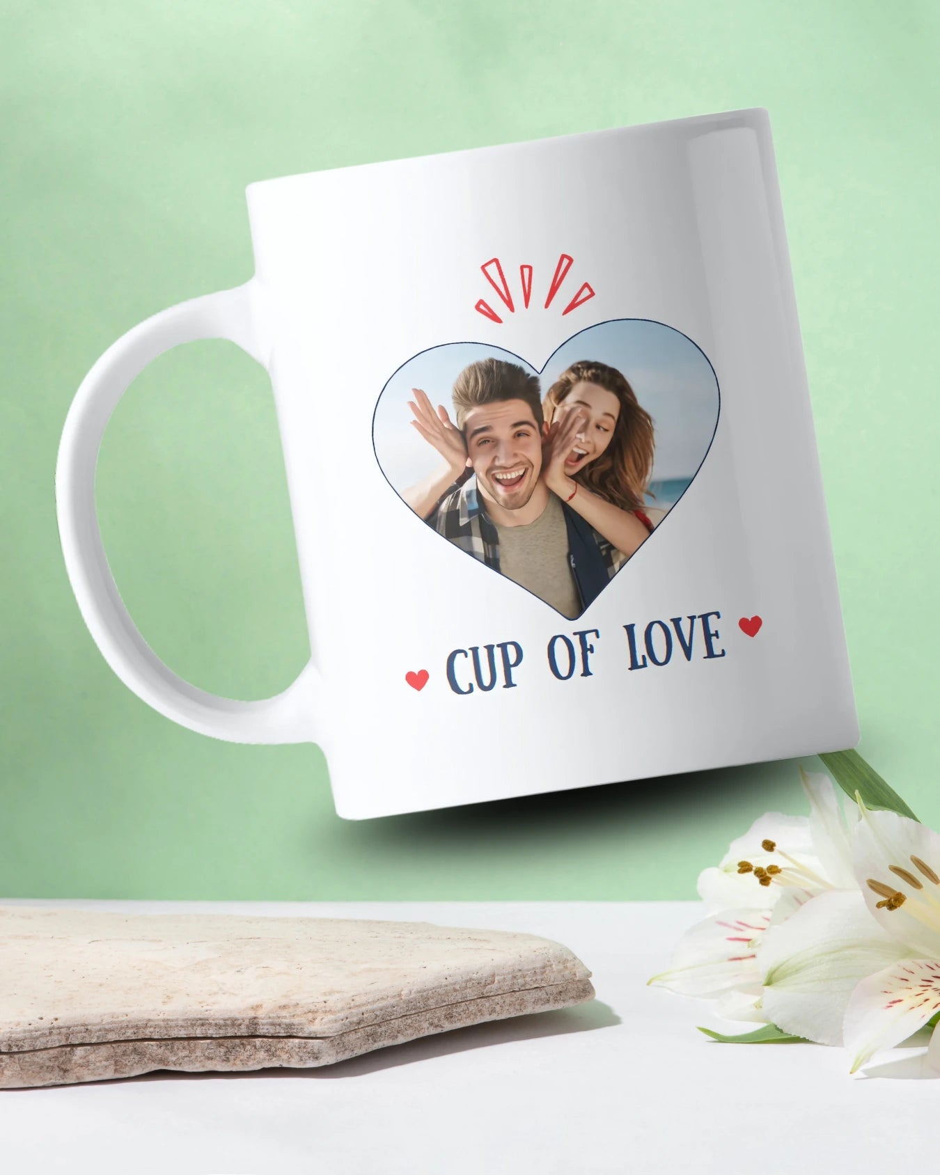 Personalized Mug For Couples - Cup of Love