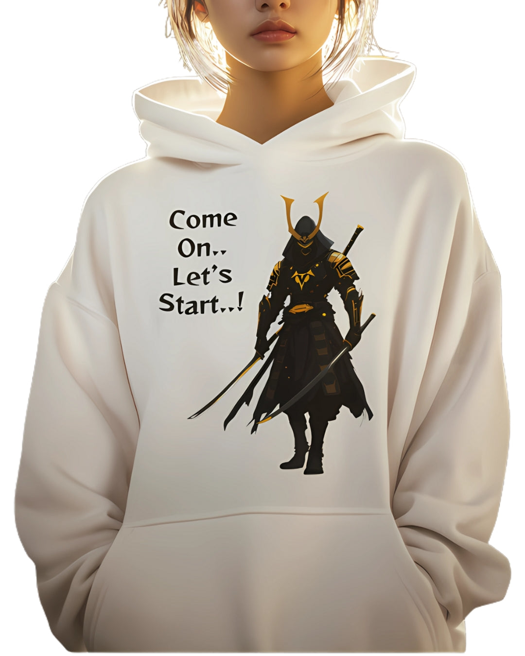 Custom Samurai Warrior Hoodie For Men