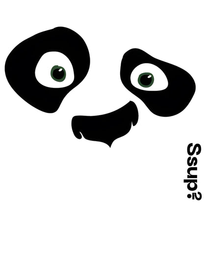 Panda Streetwear T-Shirt – 100% Cotton