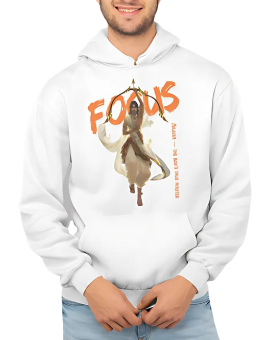 Arjuna Focus Printed Hoodie – Stylish Oversized Hoodie for Men