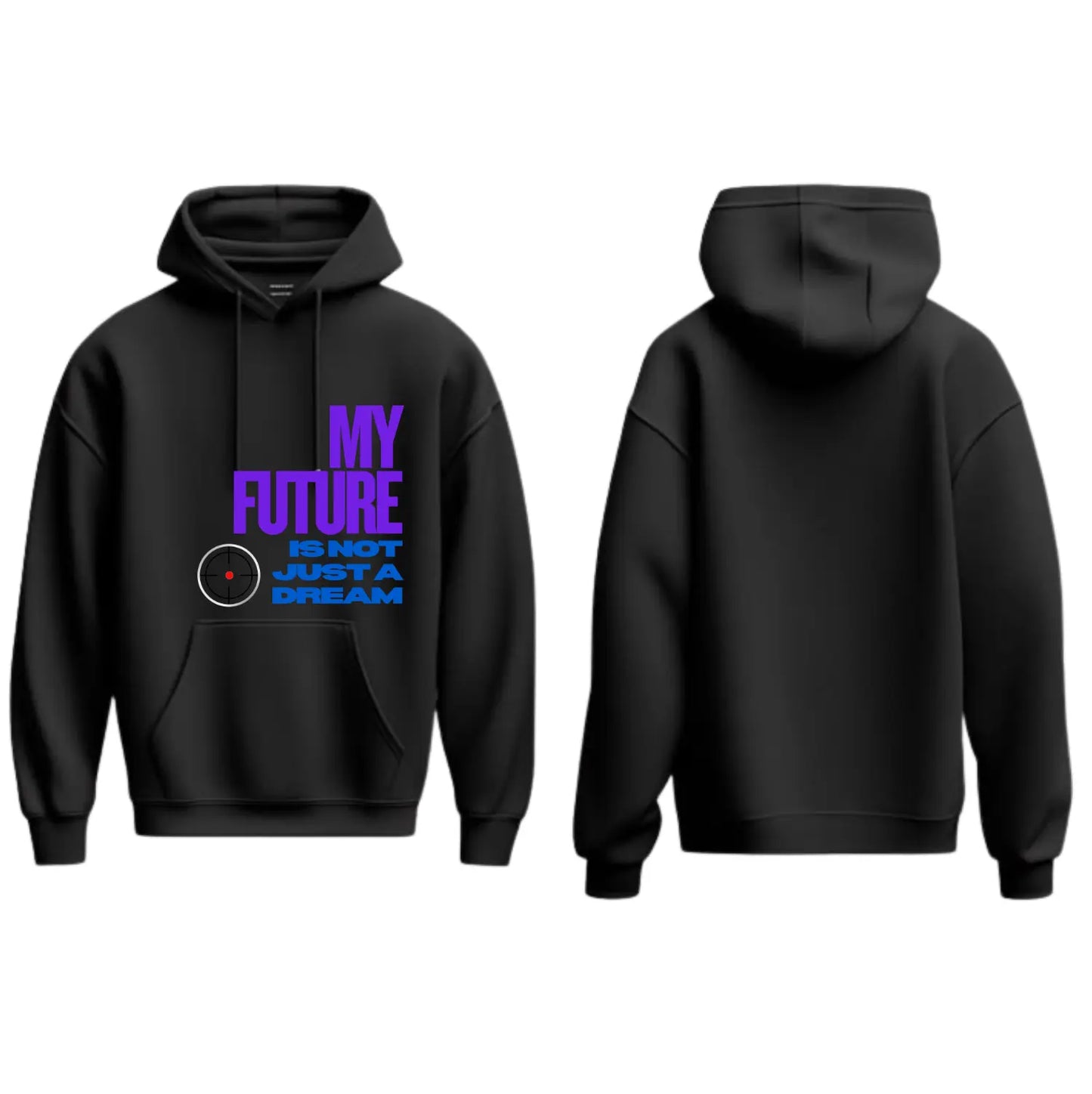 Premium Cotton Custom Hoodie Unisex Black & White