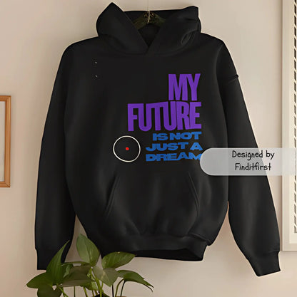 Premium Cotton Custom Hoodie Unisex Black & White