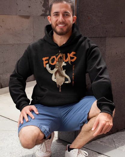 Arjuna Focus Printed Hoodie – Stylish Oversized Hoodie for Men
