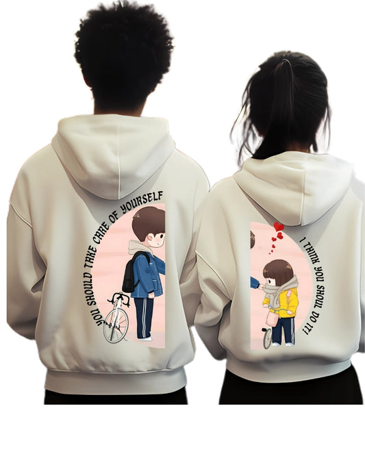 Matching Oversized Hoodies for Couples & Friends