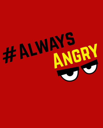 Current Mood: Angry – Red Streetwear T-Shirt