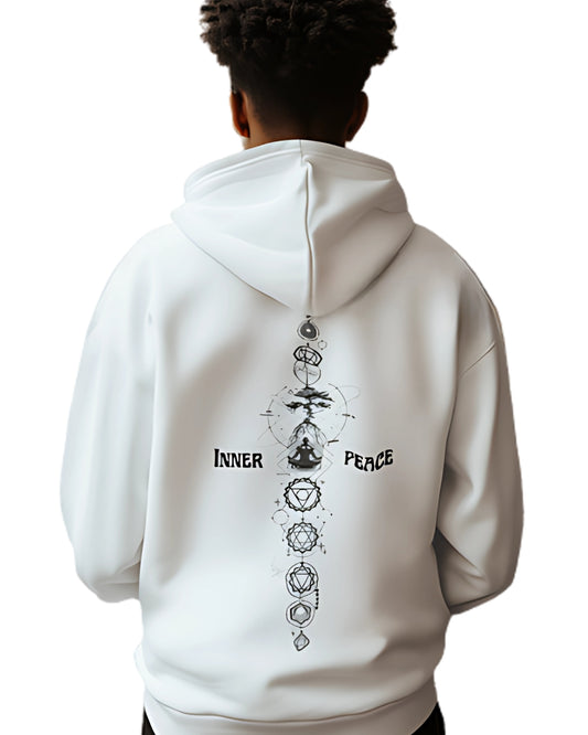 Custom Inner Peace Cotton Hoodie unisex