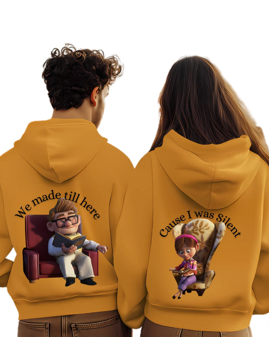 Couple Hoodies with Cute Cartoon Print