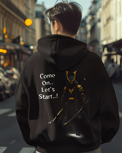 Custom Samurai Warrior Hoodie For Men