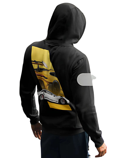 Car Lover’s Graphic Hoodie for Men
