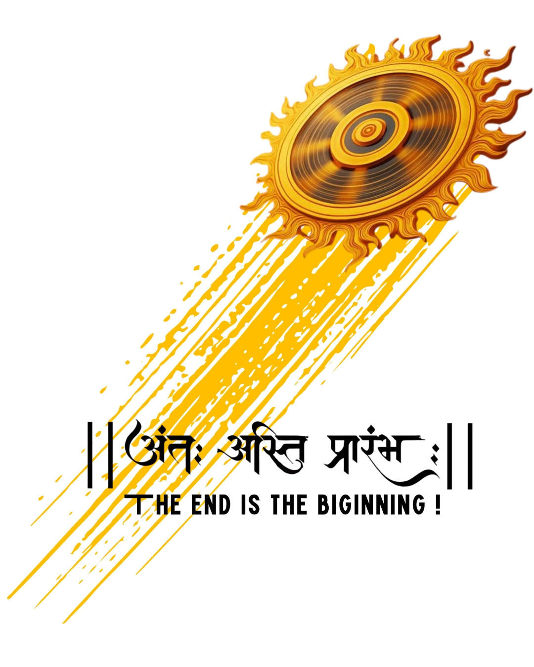 The End is The Beginning Hoodies for men & womens