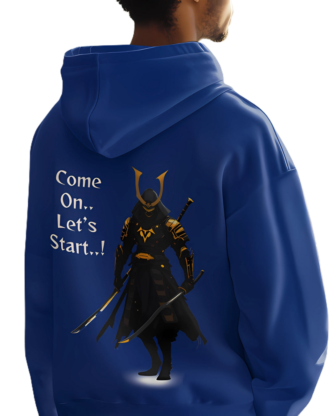Custom Samurai Warrior Hoodie For Men
