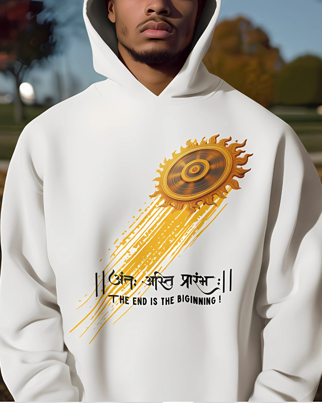 The End is The Beginning Hoodies for men & womens