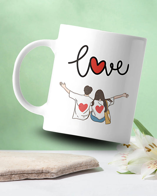 Personalized Mug For Couples - Cup of Love