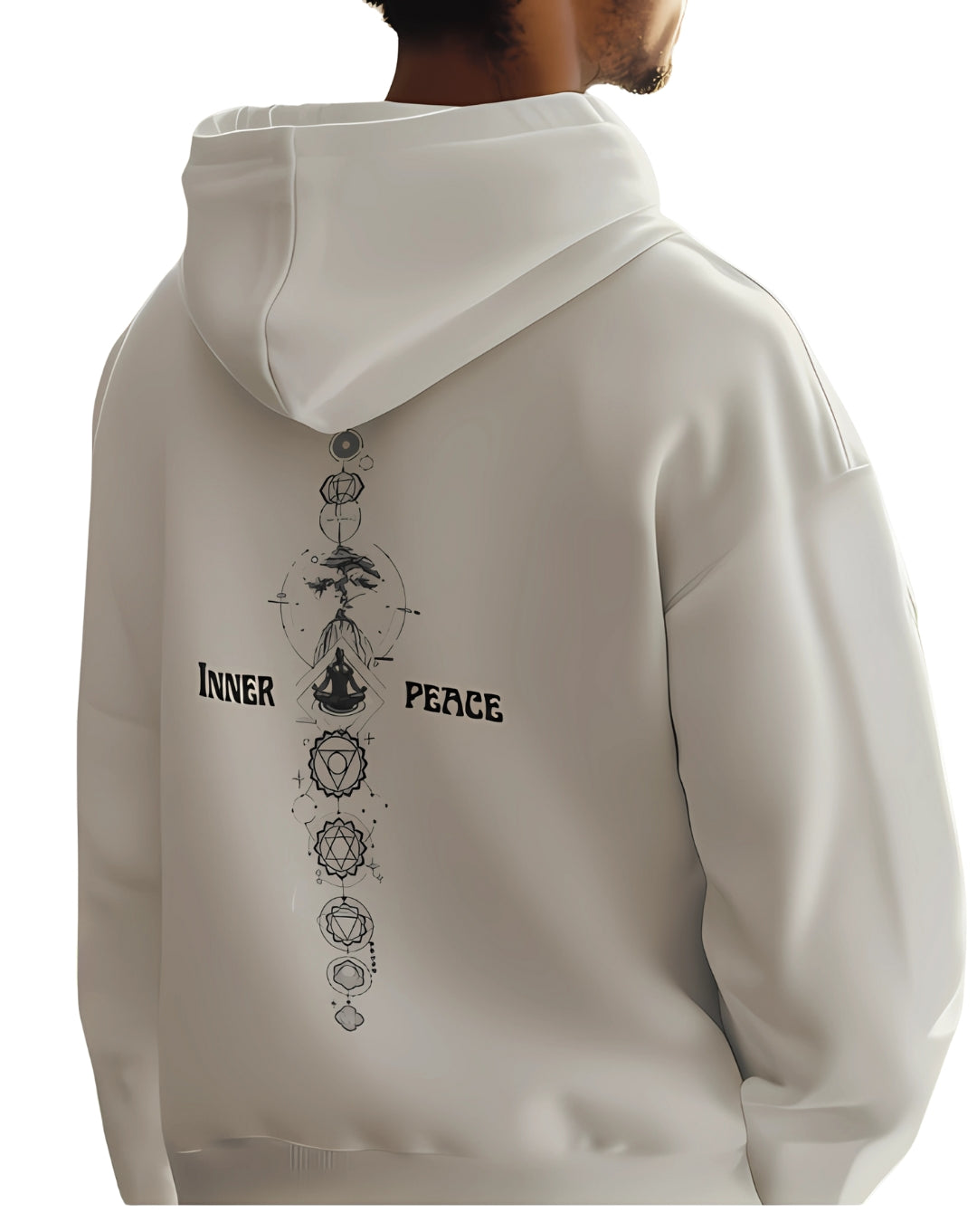 Custom Inner Peace Cotton Hoodie unisex